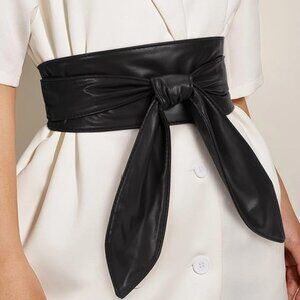 Wide Belt Wrap Around Black